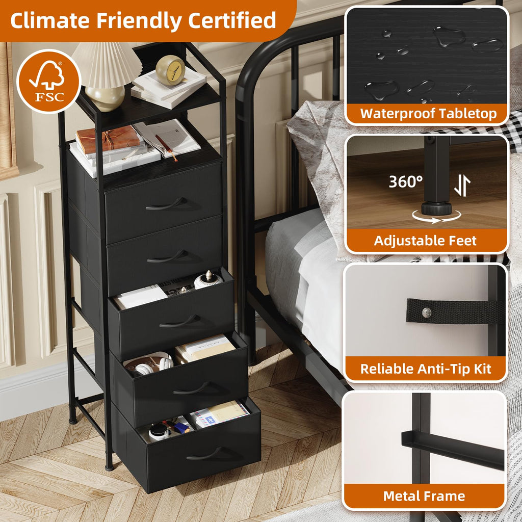 Tall 5 Drawer Dresser C945636