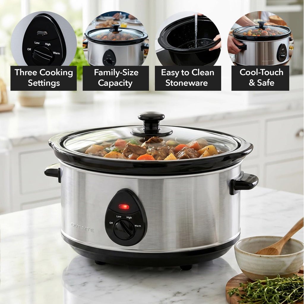 3.7 Qt Electric Slow Cooker C20380