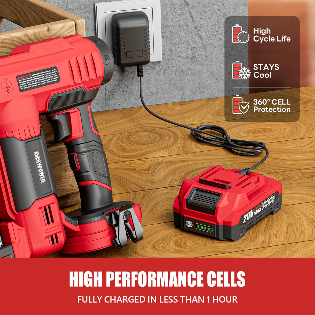 18 Gauge Cordless Brad Nailer and Electric Stapler H590699