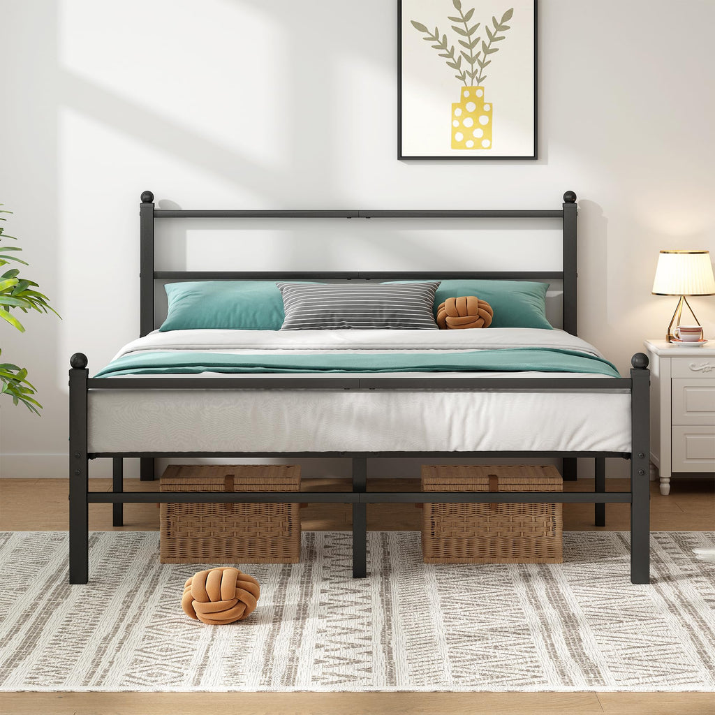Black Full Size Bed Frame Y32315