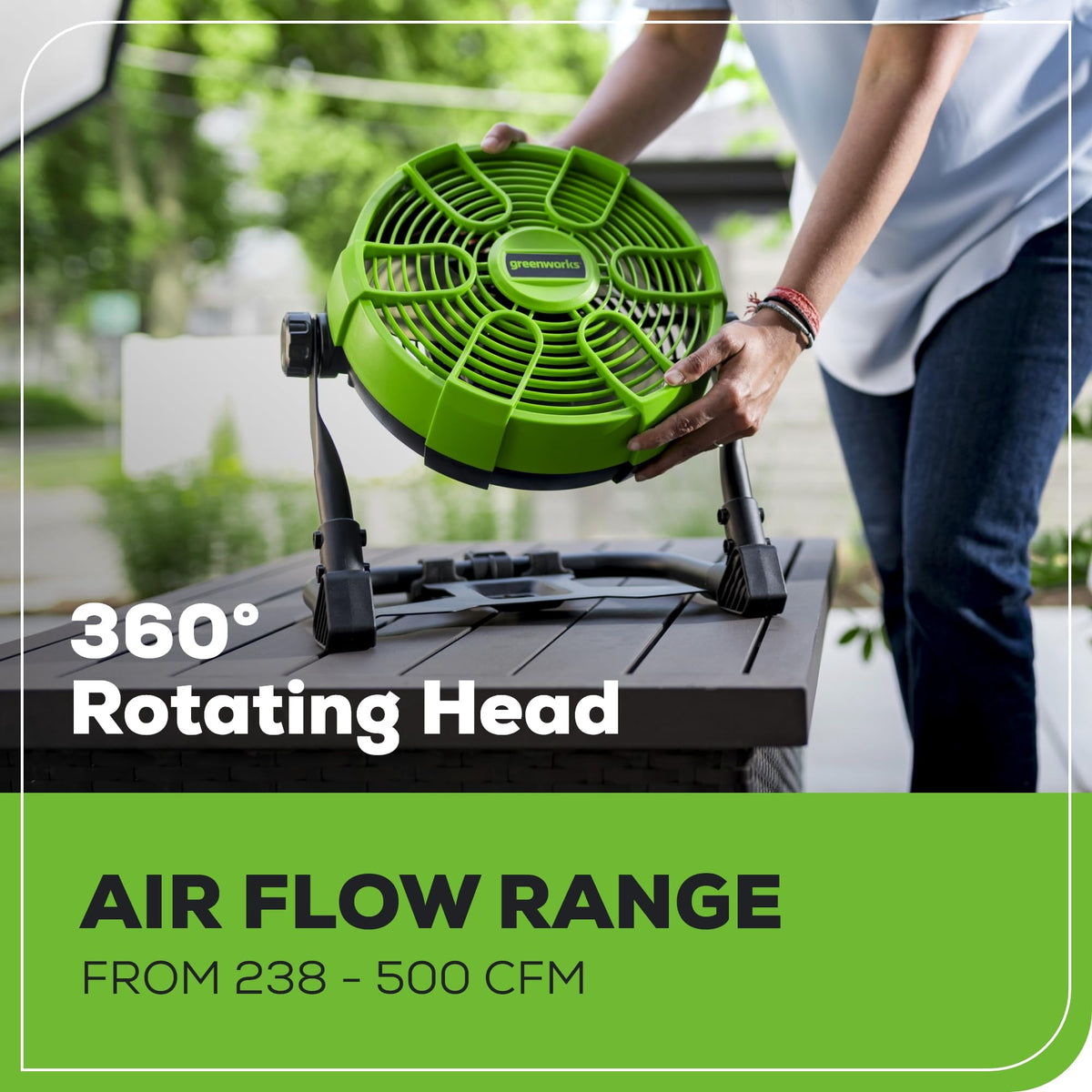 10" 5-Speed Fan 500 CFM Hybrid AC DC M86066