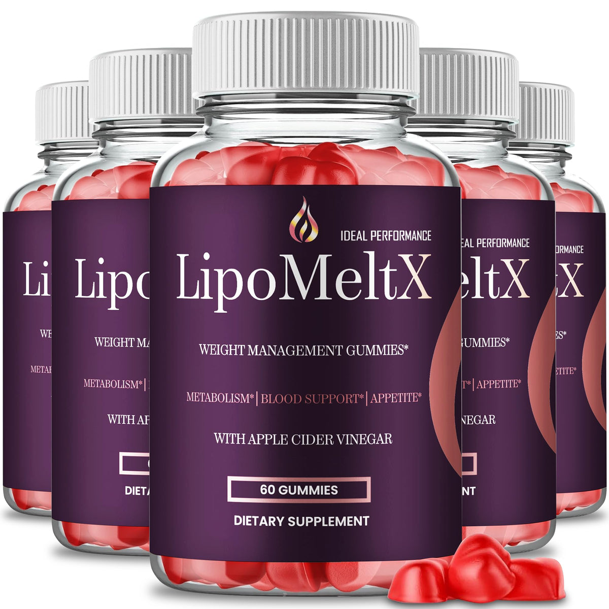All Natural Gummies Supplement 5 Pack U9745