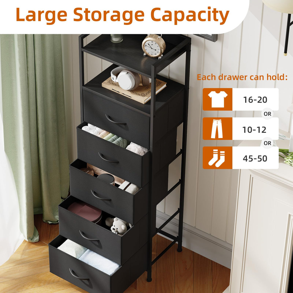 Tall 5 Drawer Dresser C945636