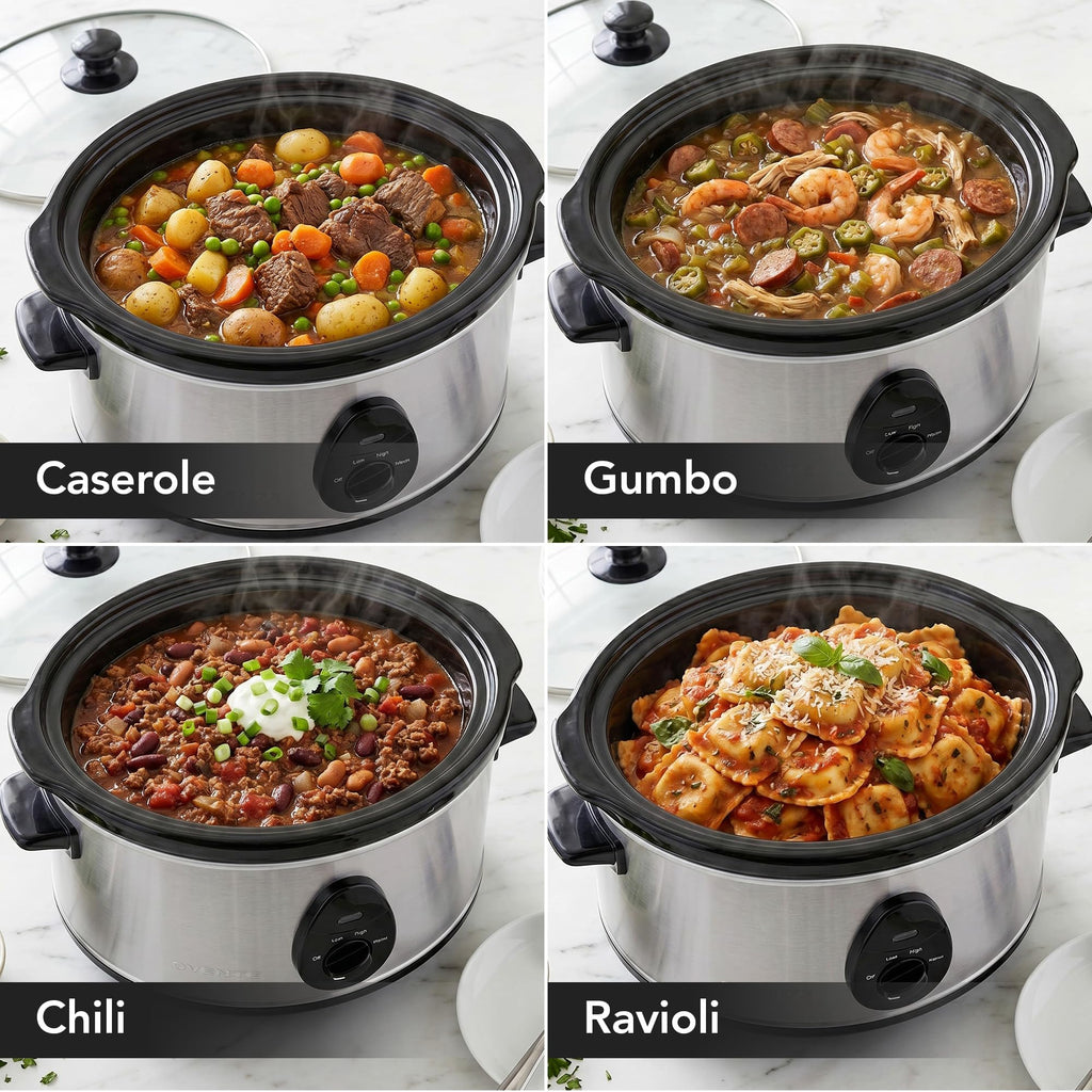 3.7 Qt Electric Slow Cooker C20380