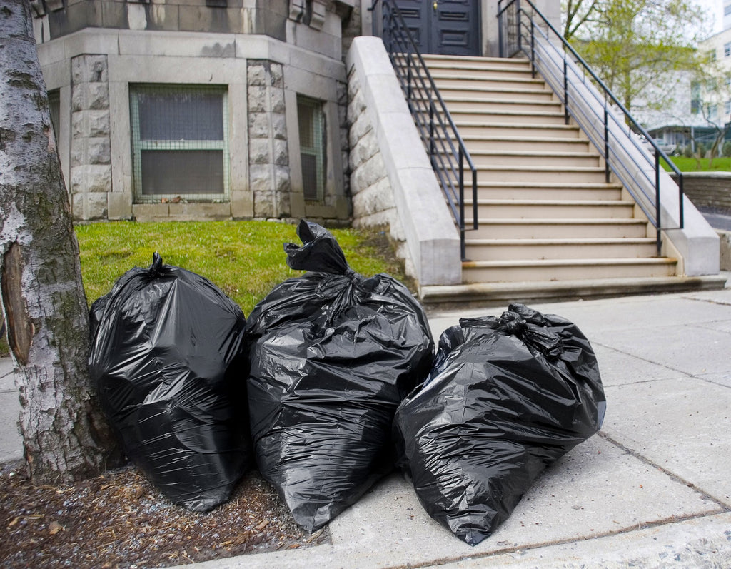 55-60 Gallon Heavy Duty Black Trash Bags 150 Bags R534252