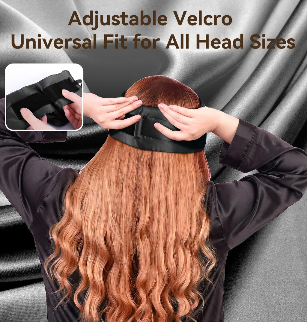 Silk Soft Sleep Mask with Bluetooth Black B718135