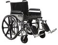 Black 22 Inch Bariatric Wheelchair Z845